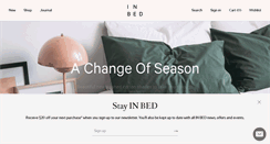 Desktop Screenshot of inbedstore.com